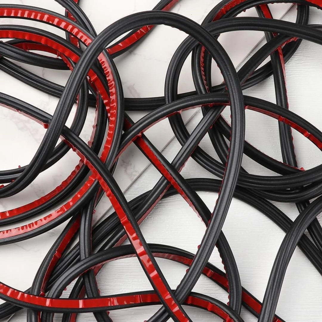 Vedação Da Porta Do Carro Tira De Borracha À Prova De Poeira Dupla Camada Protetora-Malas