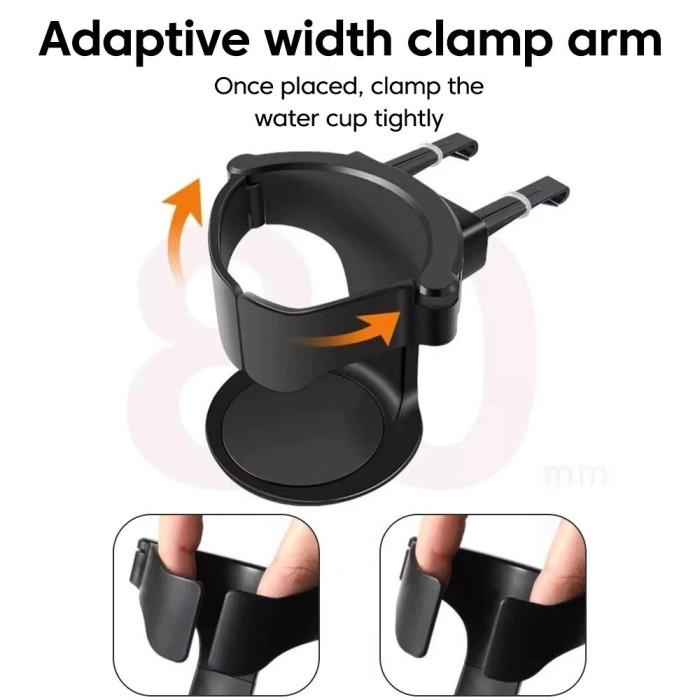 Suporte De Copo Multifuncional Para Cinzeiro De Ventilação De Ar Carro-Bebidas De Água